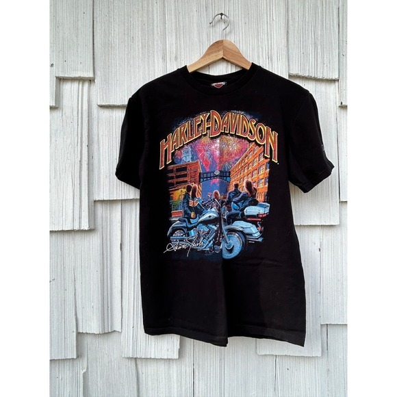 Harley Davidson Limited Edition Scott Jacobs Lynchburg‎ T Shirt M - Picture 2 of 8